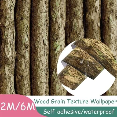 3D Vintage Faux Wood Panel Wallpaper For Walls Self Adhesive Contact Paper Floor Library Bedroom Living Room Home Decoration