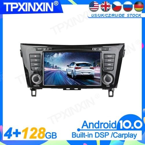Android10.0 ForNissan X-TRAIL/Qashqai 2014 Head Unit Car Multimedia Player Auto Radio Tape Recorder GPS Navigation DSP IPS 2Din