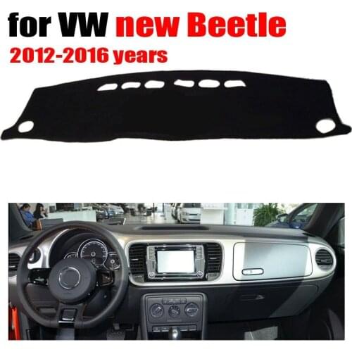 FUWAYDA Car dashboard covers for VOLKSWAGEN VW New Beetle 2012-2016 Low configuration Left hand drive dashmat pad dash