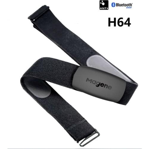 H64 Heart Rate Sensor Dual Mode ANT+ & Bluetooth With Chest Strap Cycling Computer Bike Garmin Wahoo Sports Monitor