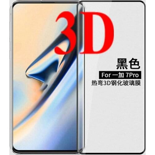 For OnePlus 7 Pro 3D 9H Curved Edge Tempered Glass Screen Protector for OnePlus 7 Pro Glass Film