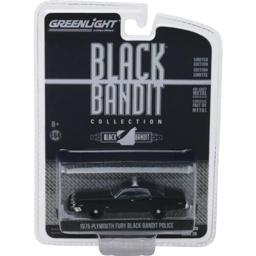 GreenLight 1:64 1975 Plymouth Fury Alloy model car Metal toys for childen kids diecast gift