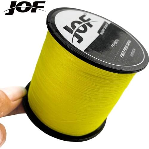JOF 4 Strands 300M PE Braided Fishing Line Japan Multicolour Saltwater Fishing Weaves Superior Extreme Strong