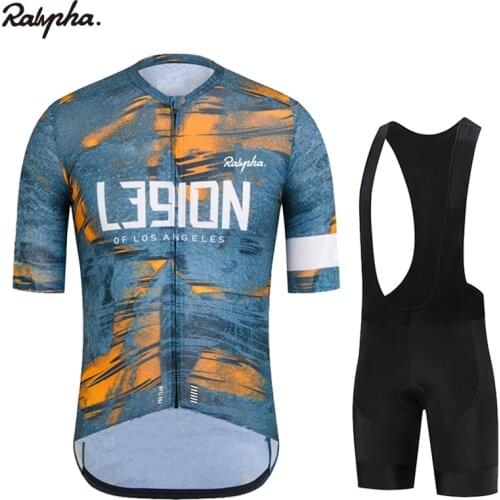 L39ION Summer Cycling Sets Triathlon Bicycle Clothing Ralvpha Breathable Anti-UV Mountain Cycling Clothes Suit Ropa Ciclismo