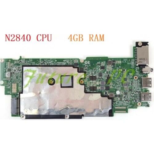 JOUTNDLN FOR Dell Chromebook 11 3120 laptop motherboard H4WJ5 0H4WJ5 CN-0H4WJ5 W/ N2840 CPU 4GB RAM DA0ZM8MB6D0 Tested