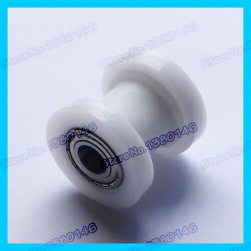 White 10mm chain roller pulley tensioner guide wheel for dirt pit pro bike motorcycle motocross Pitster Thumpstar XR CRF KLX 110