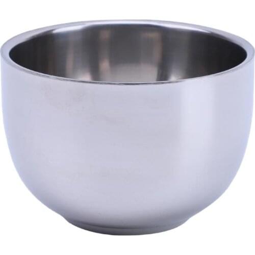 Yaqi Travel Small Size Cheap Stainless Steel Shaving Bowl For Men Shaving Brush