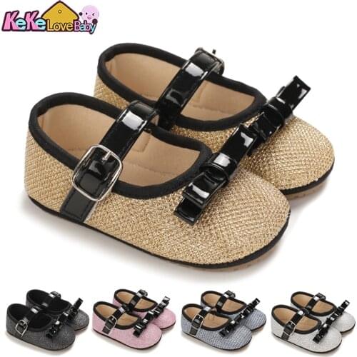 2021 New Baby Girl First Step Shoes Soft Bottom Cow Muscle Non-slip Toddler First Walkers For Baby Booties Newborn Flat Shoes