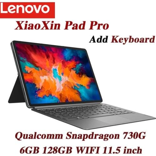 Lenovo XiaoXin Pad Pro Keyboard Snapdragon Octa Core 6GB 128GB 11.5 inch 2.5K OLED Screen Tablet Android 10 Global Ffirmware