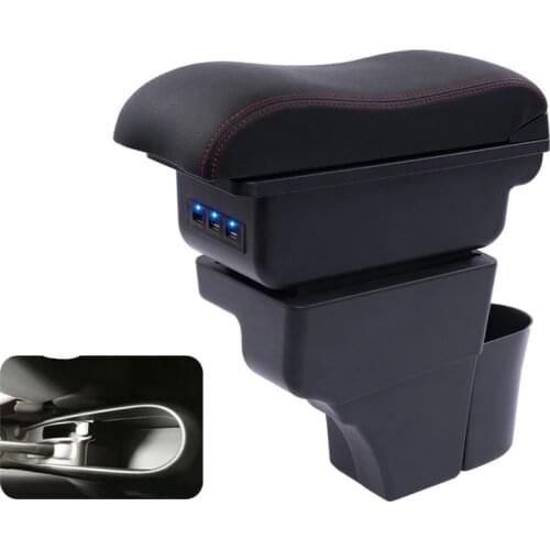 For nissan note armrest box central Store content box products interior Armrest Storage car-styling accessories parts