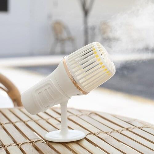 Portable Handheld Misting Fan, 2000mAh USB Rechargeable Personal Fan for Outdoor Activities, Summer Gift for Kids Men