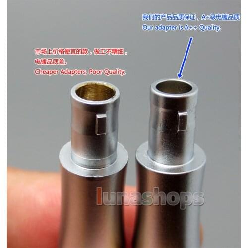 LN004010 50pcs/lots Custom Male headphone headset Pin For Sennheiser HD800 HD820s HD800s HD820 d1000 Cable DIY Connector Adapter