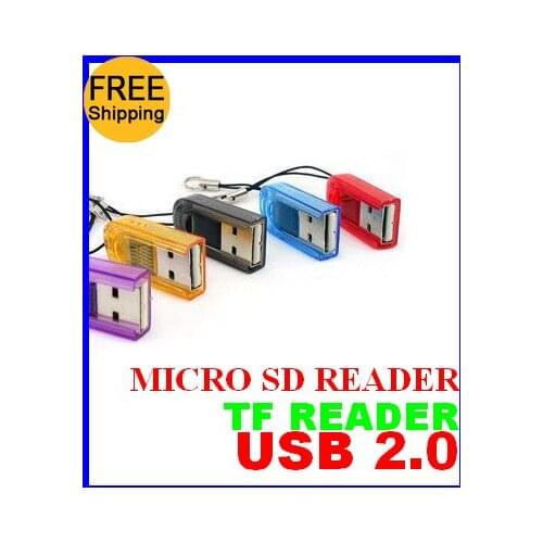 SPTR002 free shipping with track number TF Card Reader Mirco SD SDHC Card Reader 1GB 2GB 4GB 8GB 16GB 32GB 64GB