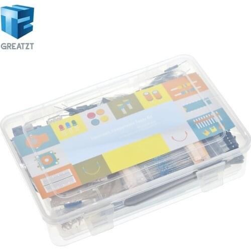 Electronics Component Super Kit with Jumper Wires,Color Led,Resistors,Register Card,Buzzer for Arduino
