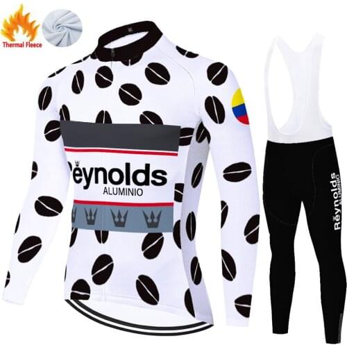 Reynolds Winter Thermal Fleece Camisa Masculina Jersey Abbigliamento Maillot Velo Equipamento Ciclismo Completo Ciclismo Estivo