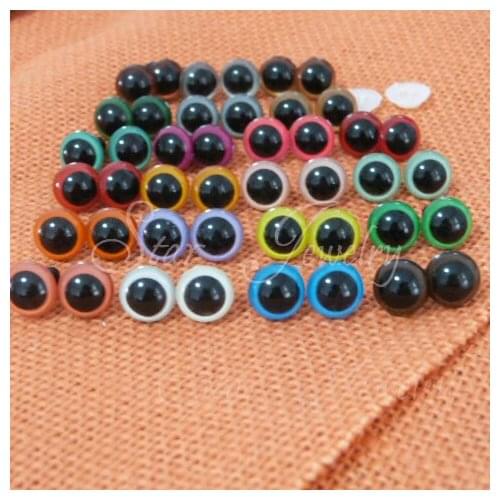 18mm 200pcs toy eyes with washer color by randomly
