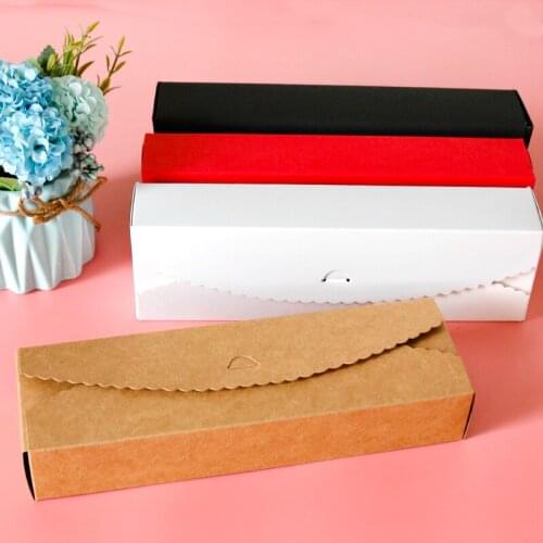 20pcs Candy Boxes Blank Red White Kraft Paper Box DIY Wedding Birthday Party Favor Gift BoxPresent Chocolate Wrapping Supplies
