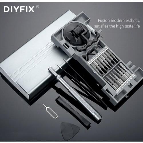 27 in 1 Screwdriver Set Torx Hex Precision Magnetic Screw Driver Bits With Sunction Cup For Mobile Phone Tablet Repair Hand Tool