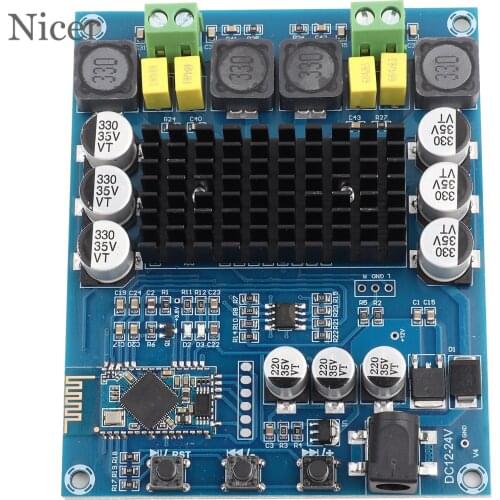 Audio Speakers DIY Bluetooth V4.0 High Power Digital Amplifier Stereo Board 120W+120W Dual Channel Amplificador Audio Theater