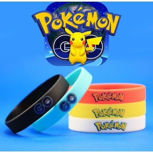 Pokemon wristband Cartoon Anime Character Accessories Fashion Women wristband Mens Sports wristband Birthday Present