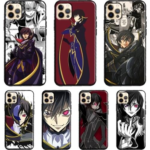 Lelouch Code Geass Case For iPhone 11 Pro Max XS X XR 8 7 Plus SE 2020 Cover For iPhone 12 Pro Max mini