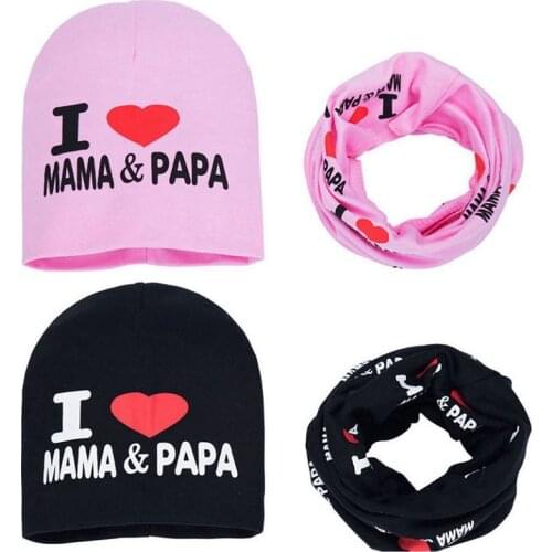 Bnaturalwell Baby winter Hat Spring Infant Girl Boy Cap Unisex Beanie Cotton Knitted Toddlers Children Beanies I love Mom H109S