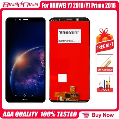 For Huawei Y7 2018/Nova 2 Lite/Y7 Prime 2018/Y7 Pro 2018 Lcd Display + Touch Screen Digitizer Glass Assembly LDN-LX1 /LDN-L22
