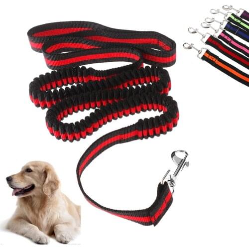 120cm Dog Walking Elastic Bungee Leash Hand Free Dogs Leashes With Handle Puppy Collar Outdoor Pet Safe Running Training Leads