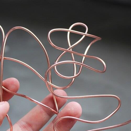 Imported rigid aluminum wire gold blue yellow shape distortion wire diy Deformed aluminum wire for creative handmade decoration