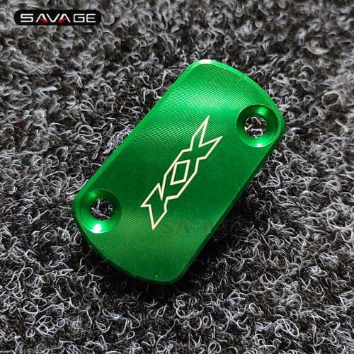 Motorcycle Rear Brake Reservoir Cover Oil Fluid Cap For KAWASAKI KX125 KX250 KX450 KX 250F 450F KFX KLX 450R 300R 230R 03-21