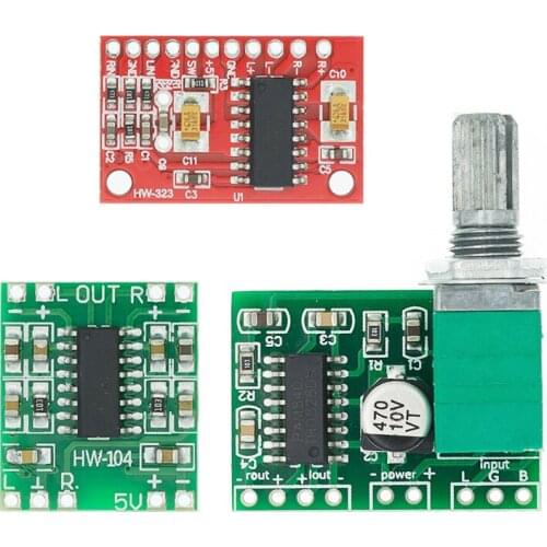1PCS PAM8403 Super mini digital power amplifier board miniature class D power amplifier board 2 * 3 W high 2.5-5V USB
