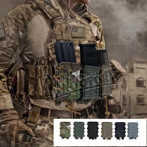 New 5.56 7.62 Mag Pouch Tactical Alien Molle M4 Magazine Pouches for 5.56/7.62 Cord Expandable Army Hunting Gun Accessories