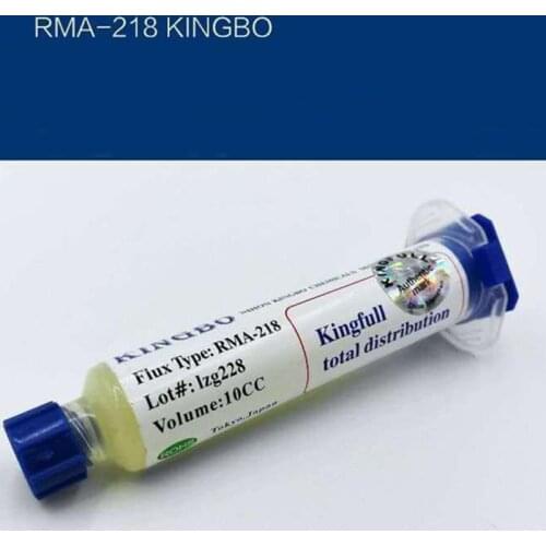 The Newest KINGBO RMA-218 10cc Flux Paste/BGA flux paste for BGA solder station Soldering paste for mobile repair tools