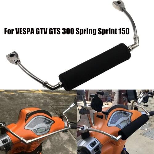 Motorcycle Scooter Front Crossbar Child Armrest Chest Protector Grab Bar Grip Handle For Vespa GTS300 GTV GTS 300 250 Sprint 150