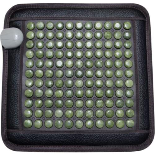 Natural jade stone chair cushion far-infrared electric heating office physiotherapy beautiful buttock cushion