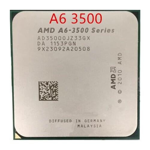 AMD A4-Series A6-3500 A6 3500 CPU 100% working properly Desktop Processor 100% working properly Desktop Processor
