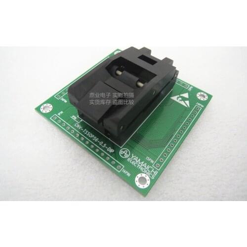 Clamshell TSSOP56-DIP MSP430FR4133 IC51-0562-1514 spacing 0.5mm YAMAICHI IC Burning seat Adapter test seat Socket test bench