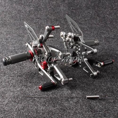 For TRIUMPH Daytona 675/R 2013-2016 Adjustable Racing Rearset Foot pegs