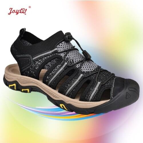 Young men sandals hollowed out outdoor daily leisure hiking ventilation 39-44 JOY-589