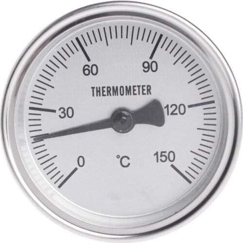 1/4 PT Thread Stainless Steel Thermometer Moonshine Kitchen Food Cooking Gauge