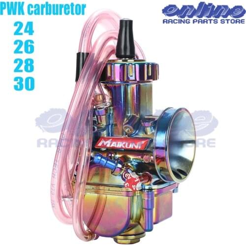 Universal 24 26 28 30mm PWK Motorcycle Carburetor Carburador For Keihi Mikuni Carburetor Fit For Motorcycle Scooter Mot