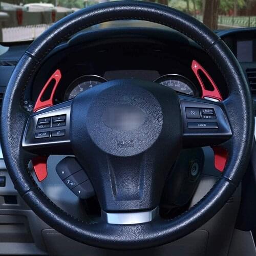 Aluminum Alloy Steering Wheel Shift Paddle Extended Shifter Trim Cover For Subaru BRZ Impreza WRX Legacy XV Crosstrek DSG