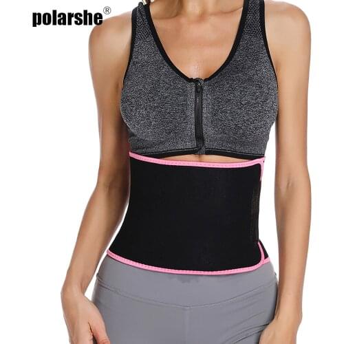 Women Shaperwear Neoprene Waist Trainer Belt Sweat Wrap Tummy Stomach Weight Loss Fat Slimming Strap Body Waist Support Girdle