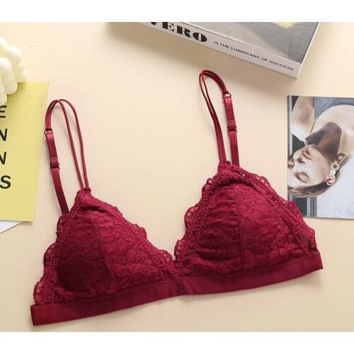 Sexy Bras Woman Without Underwire Sexy Street Bralette 2020 New Arrival Women Push Up Wireless Lace Bra
