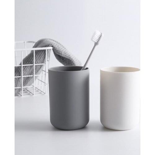 1PCS Eco-friendly Thick Circular Water Cups Toothbrush Holder Washing Home Bathroom Tooth Brush Storage Organizer Washing Cup