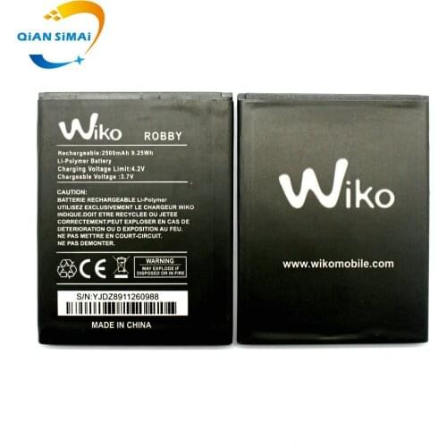 QiAN SiMAi 1PCS New 100% high quality ROBBY battery For Wiko ROBBY mobile phone +track code