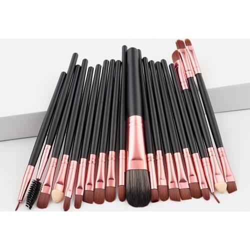 LANJINGLIN 20pcs Makeup Brushes Tools Set Cosmetic Powder Eye Shadow Foundation Blush Blending Beauty Make Up Brush Maquiagem
