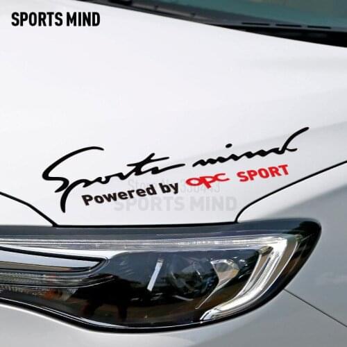 10 Pieces Sports Mind OPC Car Sticker decal car styling For opel astra vectra c zafira mokka vivaro insignia corsa accessories