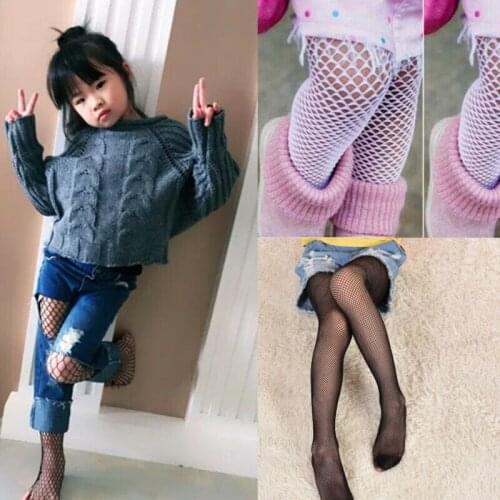 2020 Baby Stuff Toddler Kids Baby Girl Mesh Fishnet Net Pantyhose Tights Stockings for 110-150cm Baby stocking stuffers