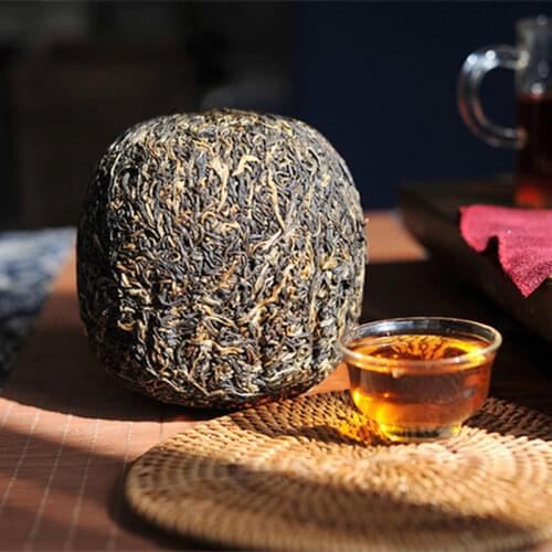 2020 Gold Buds Dian Hong Yunnan Black Chinese Tea Feng Qing Golden Melon Tuocha Dianhong 500g